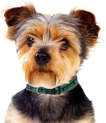Pets First NFL Seattle Seahawks Licensed PET COLLAR, Extra Large - Heavy-Duty, Strong, and Durable Dog Collar. Available in 31 Football Teams and 4 Sizes