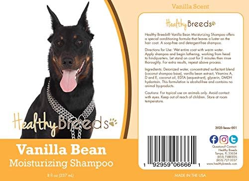 Healthy Breeds Beauceron Vanilla Bean Moisturizing Shampoo 8 oz