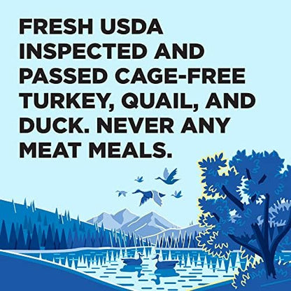 BIXBI Liberty Ancient Grains Dry Dog Food, Game Bird Feast Recipe – Fresh Meat, High Protein, Wholesome Grains – USA Made, 4 lbs