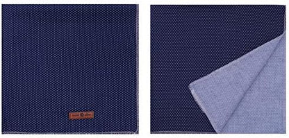 Lionet Paws Dog Bandana for Small Medium Large Dogs, Cat Kerchief Blue DOIT, Triangle Bibs Scarf for Girl or Boy