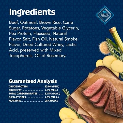 Blue Buffalo Jumbo Bits Beef Dog Treats, 4 oz
