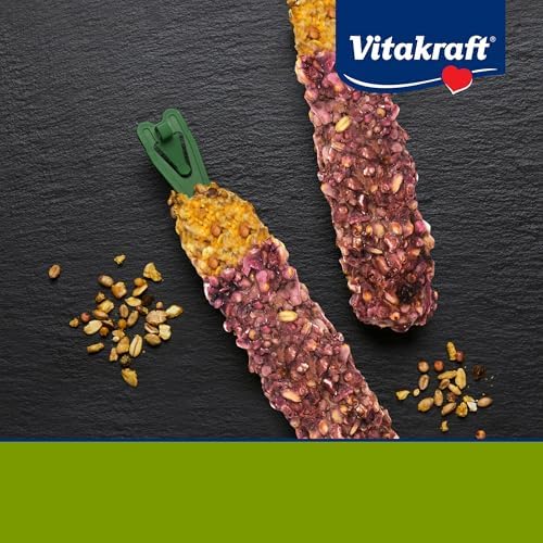 Vitakraft Crunch Sticks Guinea Pig Treat - Triple-Baked Guinea Pig Chews with Natural Wood Center - Crunchy & Nutritious Treats for Small Animals (Wild Berry and Honey, Pack of 6)