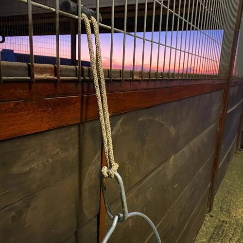 hay chix 14-Inch Horse Bucket Strap | Adjustable Stall Hanger, R. Gold