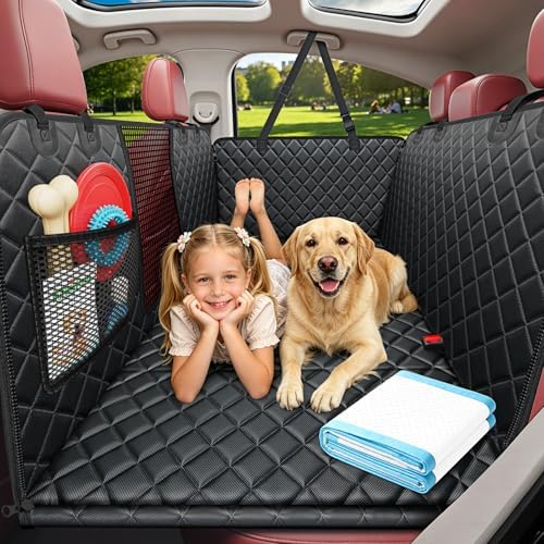URPOWER XL Hard Bottom Dog Seat Cover for Full-Size Truck Back Seat