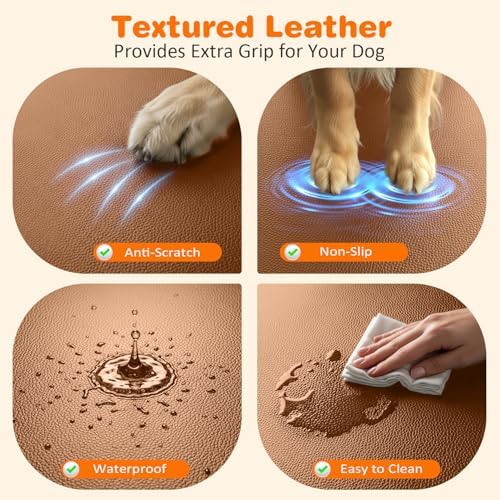 URPOWER Hard Bottom Dog Car Seat Cover for Back Seat, Waterproof Hammock