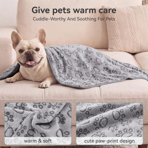Sieidihit Dog Cat Playpen Tent Crate Cage with Blanket, Medium Grey