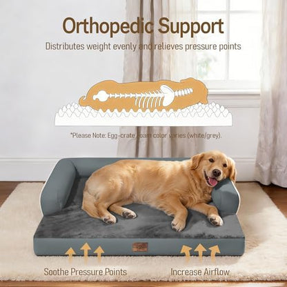 Comfort Expression Orthopedic XL Dog Bed for Large and Extra Large Dogs
