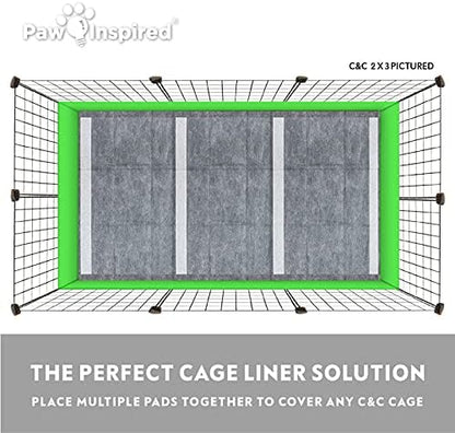 Paw Inspired Disposable Cage Liners, 28x17 Inch (C&C 2x1), 8 Count