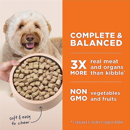 Instinct Freeze Dried Raw Meals, Natural Dry Dog Food, Grain Free - Grass Fed Lamb, 9 oz. Bag