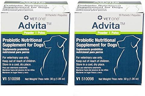 VetOne Advita Probiotic Nutritional Supplement for Dogs 2pack - 60ct