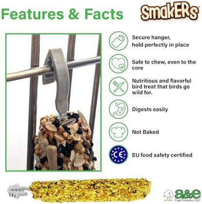 Vitapol Smakers Egg Treat Sticks for Parakeets & Budgies, Twin Pack