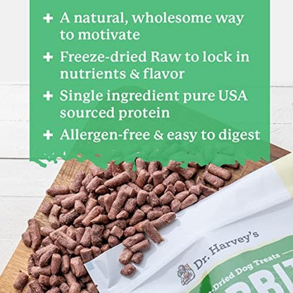Dr. Harvey's Rabbit Bites Freeze-Dried Dog Treats, 7 oz (3-Pk)