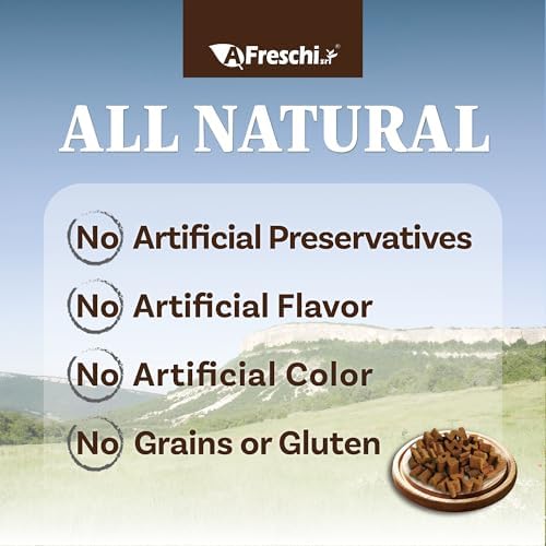 AFreschi Air-Dried Dog Food, Buffalo & Chicken, W-Shaped, 2.2 lb