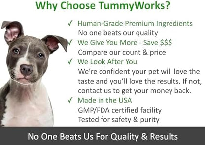 TummyWorks Probiotics for Dogs and Cats, Probiotic Powder for Gut Health