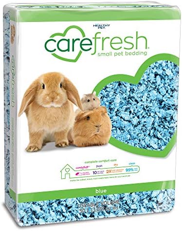 Carefresh Blue Natural Paper Small Pet Bedding, Odor Control, 50L