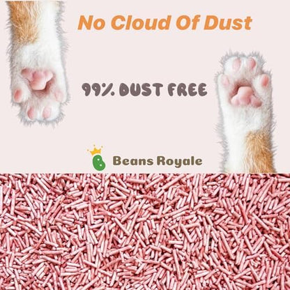 2pcs Pack (6L x 2) Tofu Cat Litter, Clumping Kitty Litter, Flushable,Pea Fiber,Dust Free, Odor Control, Low Tracking, Lightweight