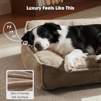 FURTIME XXL Orthopedic Dog Beds Large Sized Dog, Extra Thick Dog Couch 48"