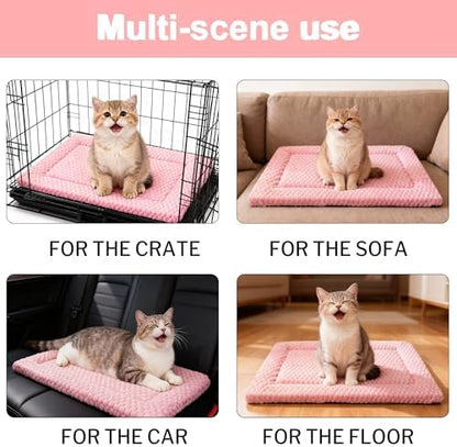 Dog Bed Mat – Soft & Comfortable Dog Kennel Pad for Crate – Durable Crate Bed & Mat for Dogs & Cats