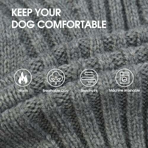 Great Dane Sweater,5XL Extra Large Sweater for Giant Breed Dogs in Winter