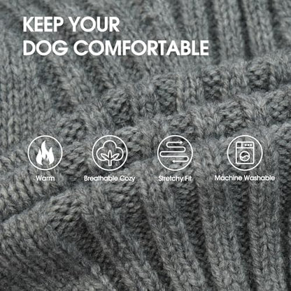 Great Dane Sweater,5XL Extra Large Sweater for Giant Breed Dogs in Winter