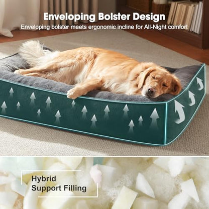 FURTIME XXL Orthopedic Dog Beds Large Sized Dog, Extra Thick Dog Couch 45"