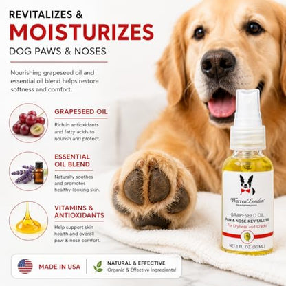 Warren London Pawdicure Gift Box for Dogs, 8-Piece Paw Spa Kit