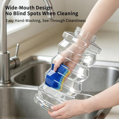 RIZZARI 8L Gravity Dog Water Dispenser: Stainless Steel Bowl Anti-Splash