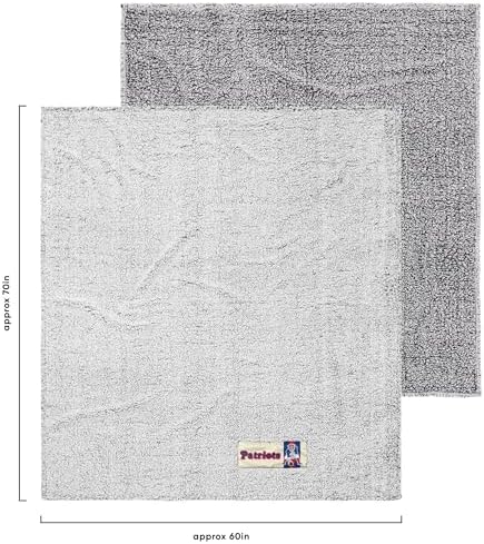 FOCO NFL Unisex-Adult NFL Team Logo Retro Cloud Sherpa Blanket 60" x 70"