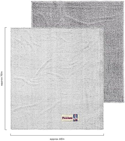 FOCO NFL Unisex-Adult NFL Team Logo Retro Cloud Sherpa Blanket 60" x 70"
