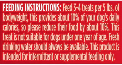 Milk-Bone MaroSnacks Peanut Butter Flavor (Artificially Flavored) Dog Treats with Real Bone Marrow, 40 Oz. Canister (Pack of 2)