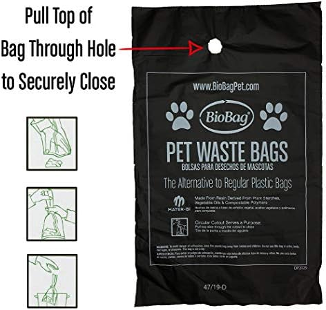BioBag, Pet Waste Bags, 50 Count (Pack of 4)