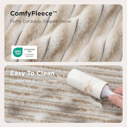 Bedsure ComfyFleece™ Memory Foam Orthopedic XL Plus Dog Bed 45"