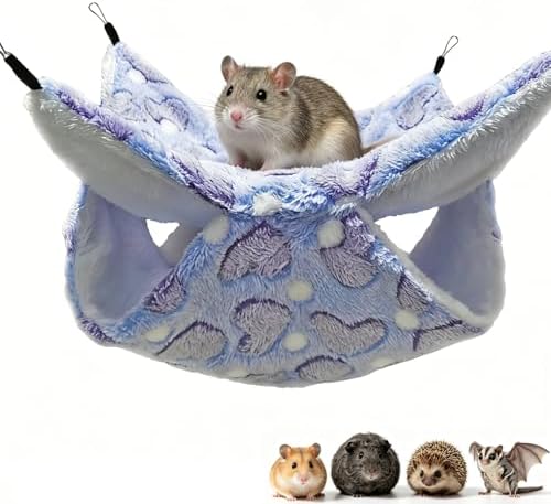 Guinea Pig Hammock for Cage 13.3X13.3,Sugar Glider Hammock,Reusable