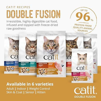 Catit Recipes Double Fusion Weight Control Cat Food,10 lb