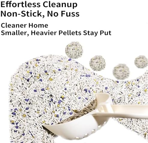 Tofu Cat Litter 45 Lbs, Dr. PawPaw Clumping Cat Litter, Honeysuckle Scent, Dust-Free Keep Kitty Tidy, Superior Odor Control Keep Step Fresh