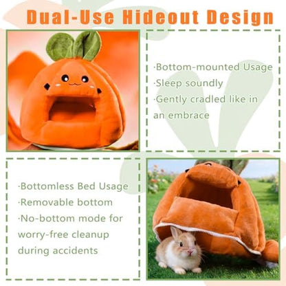 Guinea Pig Hideout Hamster Hammock Bed House Rat Cage Accessories