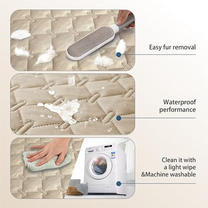 gogobunny Waterproof Dog Blanket, Couch Covers for Sofa, Reusable Pee Pads