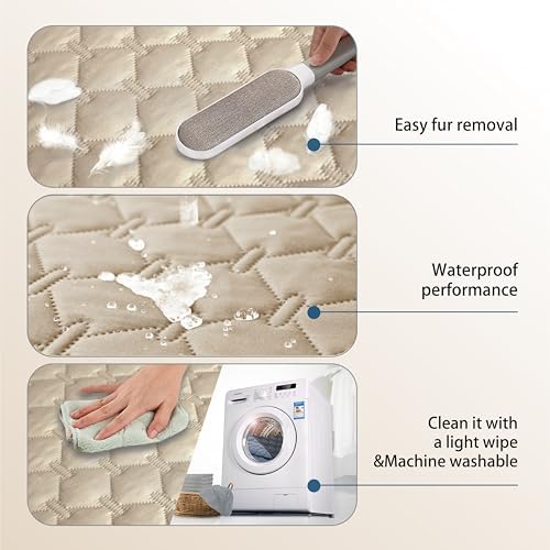 gogobunny Waterproof Dog Blankets for Large Dogs, Pet Bed Cover Breathable