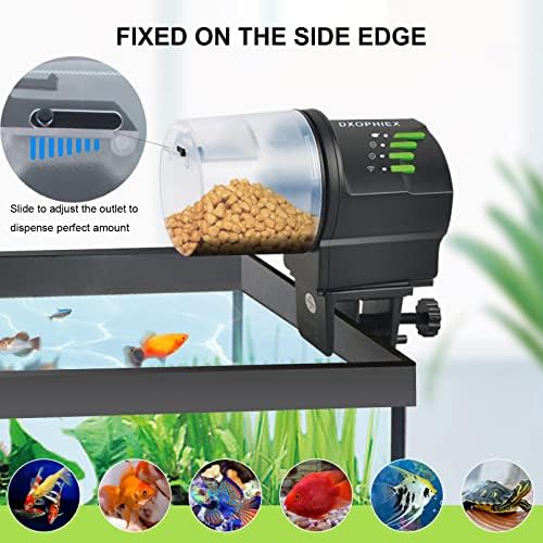DXOPHIEX WiFi Fish Feeder Automatic Fish Feeder Automatic Dispenser