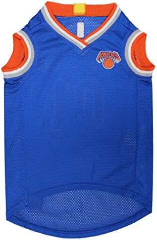 NBA NEW YORK Knicks Dog Jersey, Small - Tank Top Basketball Pet Jersey (Pack of 2)