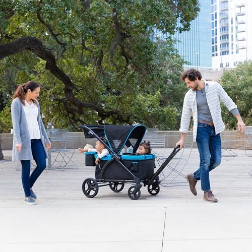 Baby Trend Expedition 2-in-1 Stroller Wagon Plus, Ultra Marine