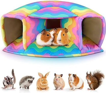 Unicorn Catcher Washable Guinea Pig Hideout Large Cozy Bed for Small Pets