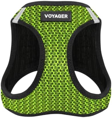 Voyager Step-in Air Dog Vest Harness - Lime Green 2-Tone, X-Small