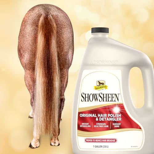 Absorbine ShowSheen Hair Polish & Detangler, 128 fl oz Refill Gallon