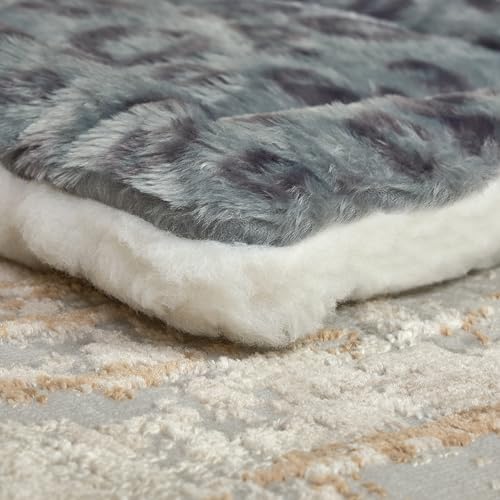 MidWest Homes for Pets Reversible Pet Bed; Machine Washable; Great for Extra Large Dog Breeds; Spotted Gray; 48"; 40248-FVGYS