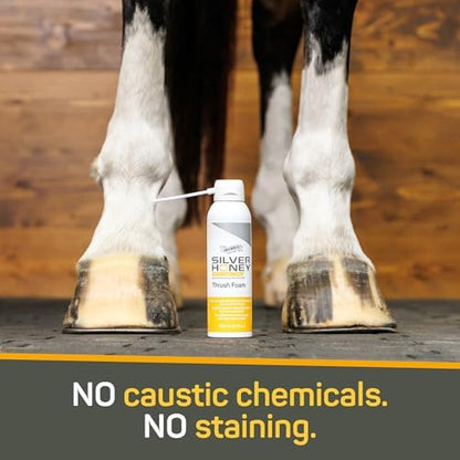 Silver Honey Rapid Hoof Care Equine Expanding Thrush Foam, 200 mL / 6.76 oz