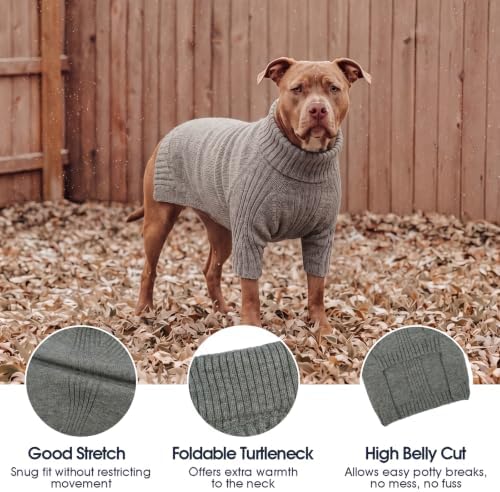 Great Dane Sweater,5XL Extra Large Sweater for Giant Breed Dogs in Winter