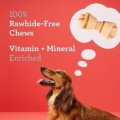 DreamBone Mini Bone Sweet Potato Rawhide-Free Dog Treats, 24 Count