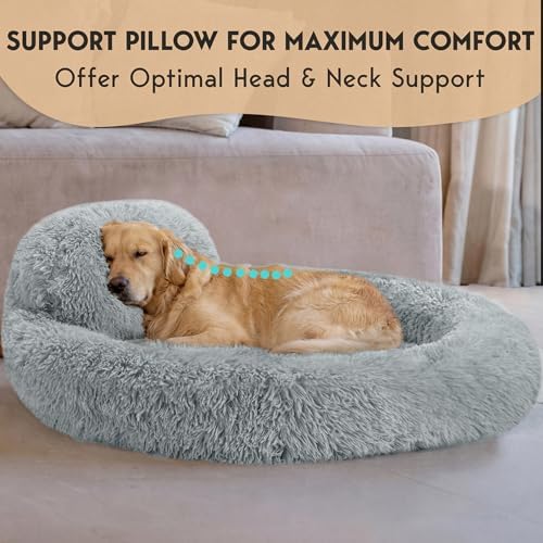XL Dog Beds for Large Sized Dog - 45'' Extra Large Dog Bed, Washable, Soft