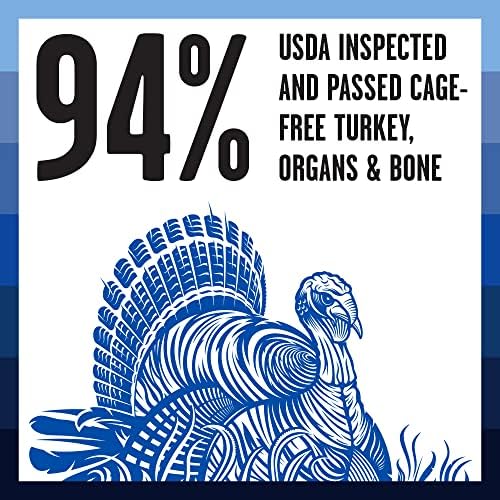 BIXBI Rawbble Freeze Dried Cat Food, Turkey Recipe, 10 oz - 94% Meat and Organs, No Fillers - Pantry-Friendly Raw Cat Food for Meal, Treat or Food Topper - USA Made in Small Batches